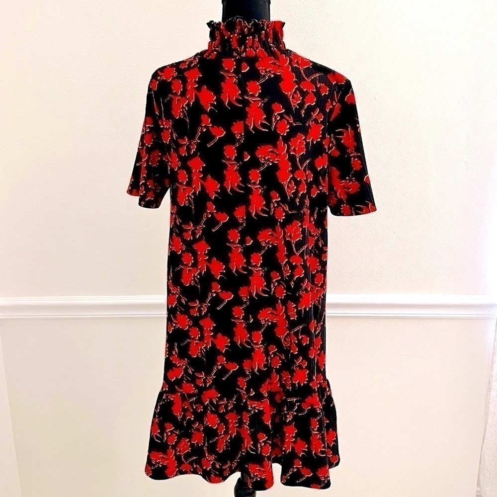 Zara Floral Ruffle Dress